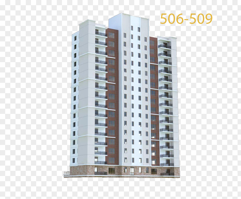 Window Condominium Facade Apartment High-rise Building PNG