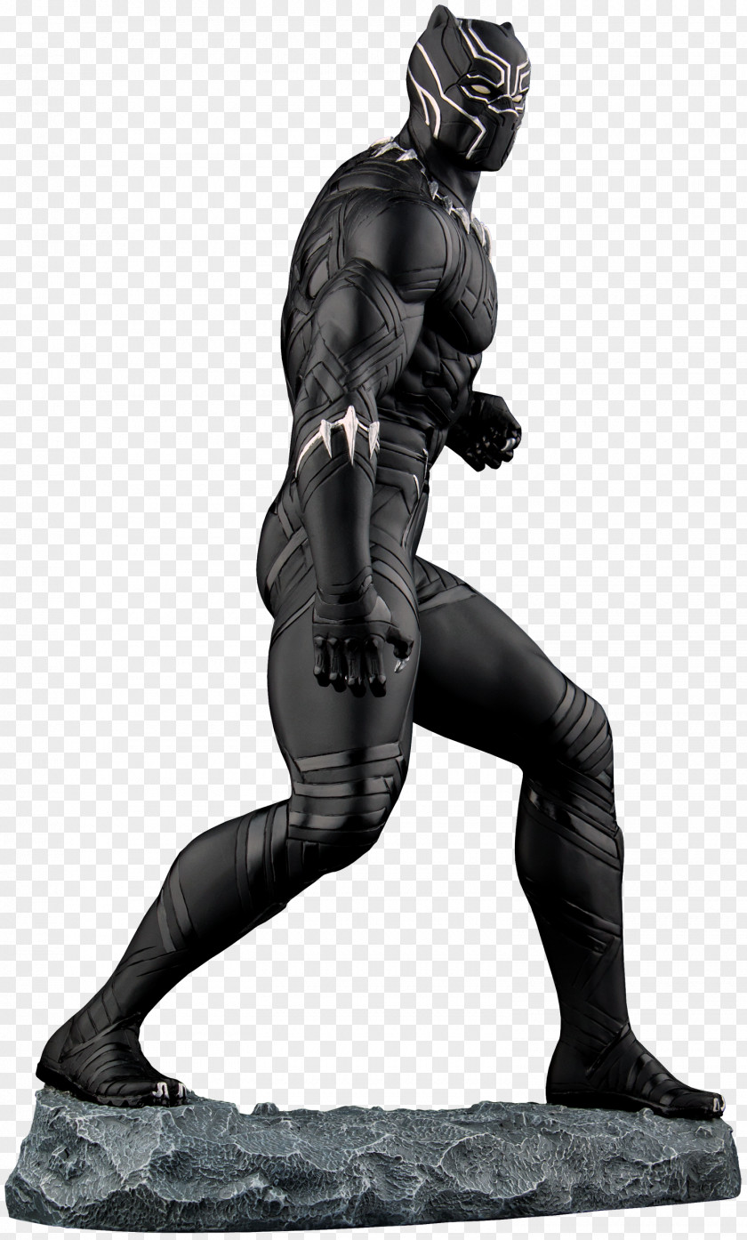 Black Panther Statue Sculpture Figurine PNG