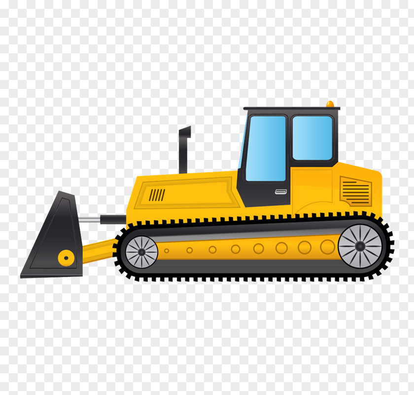 Bulldozer Caterpillar Inc. Clip Art Openclipart Heavy Machinery PNG