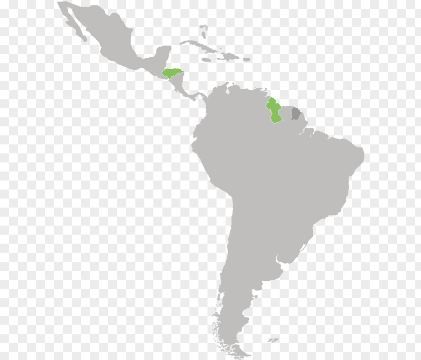 Map Latin America South Mapa Polityczna Blank PNG