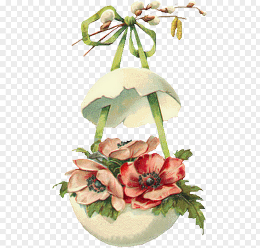 Perennial Plant Flowering Easter Egg Cartoon PNG