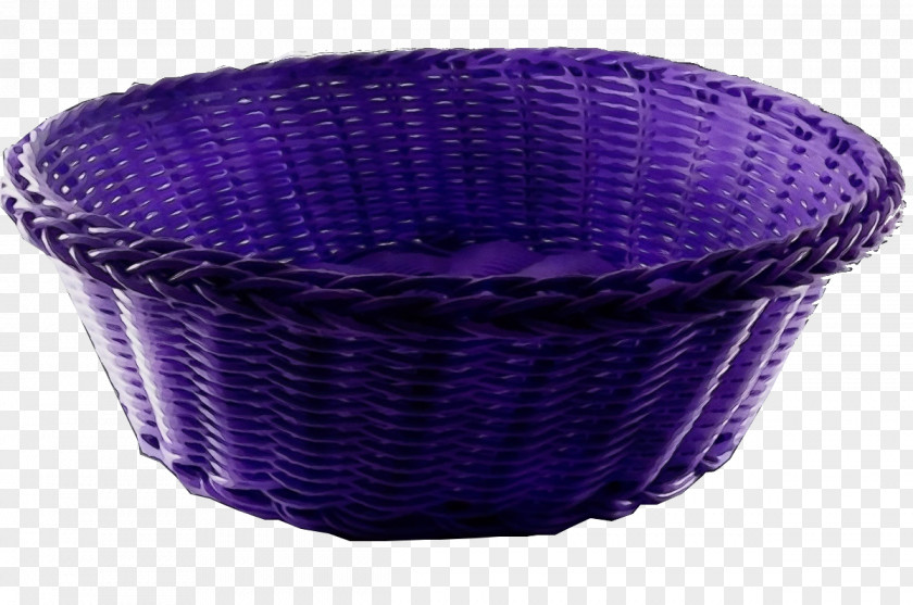Plastic Basket Violet Purple Wicker Storage PNG