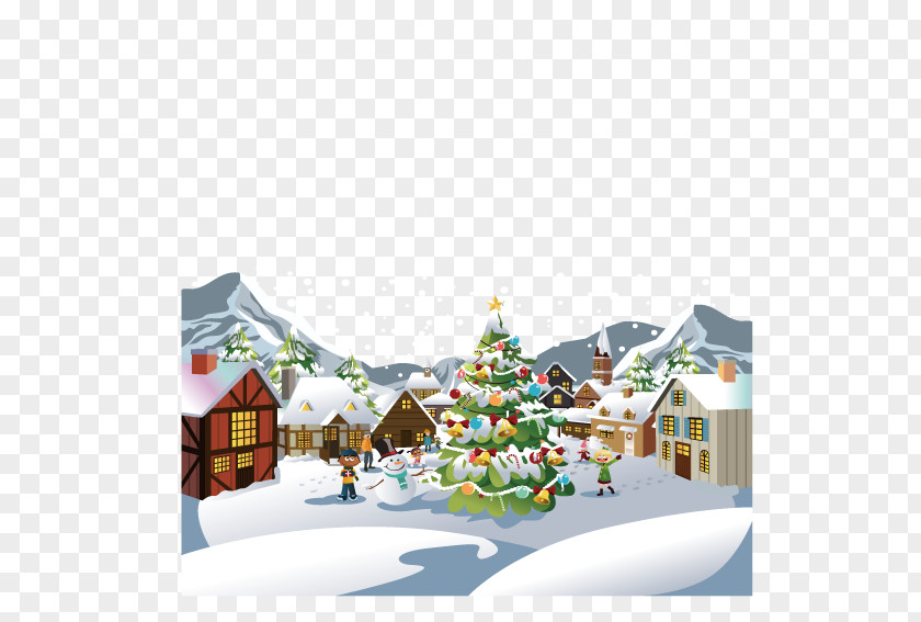 Snowman Christmas Tree Snow Computer File PNG