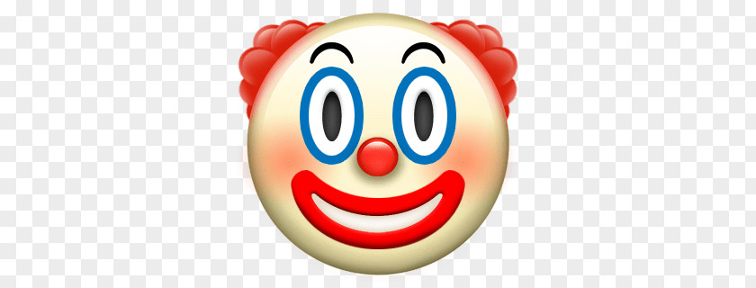 Clown Apple Emoji PNG Emoji, clown head illustration clipart PNG