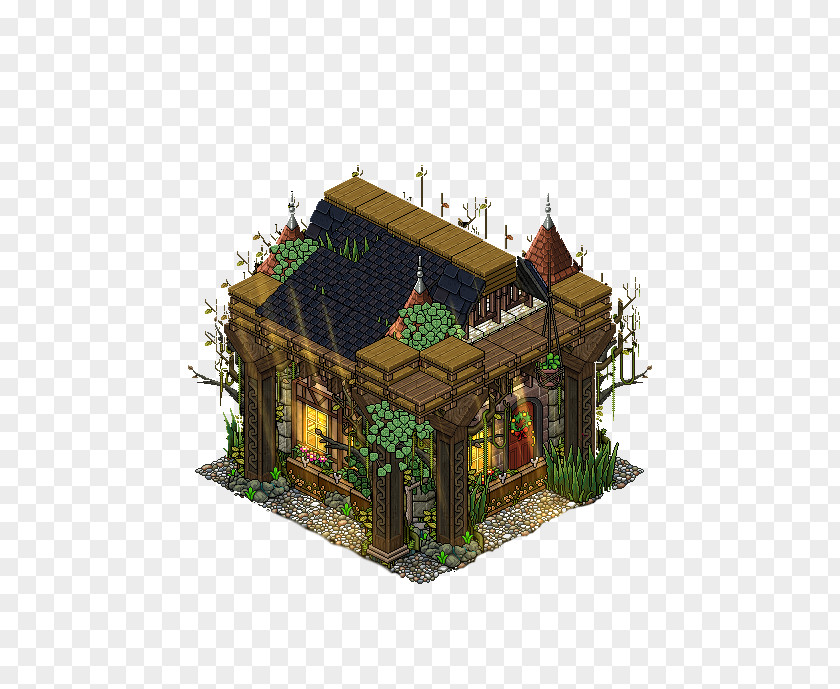House Habbo Game Pixel Art PNG