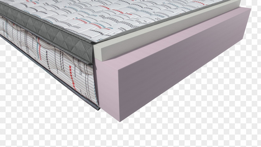 Mattress Bed Frame Memory Foam Box-spring PNG