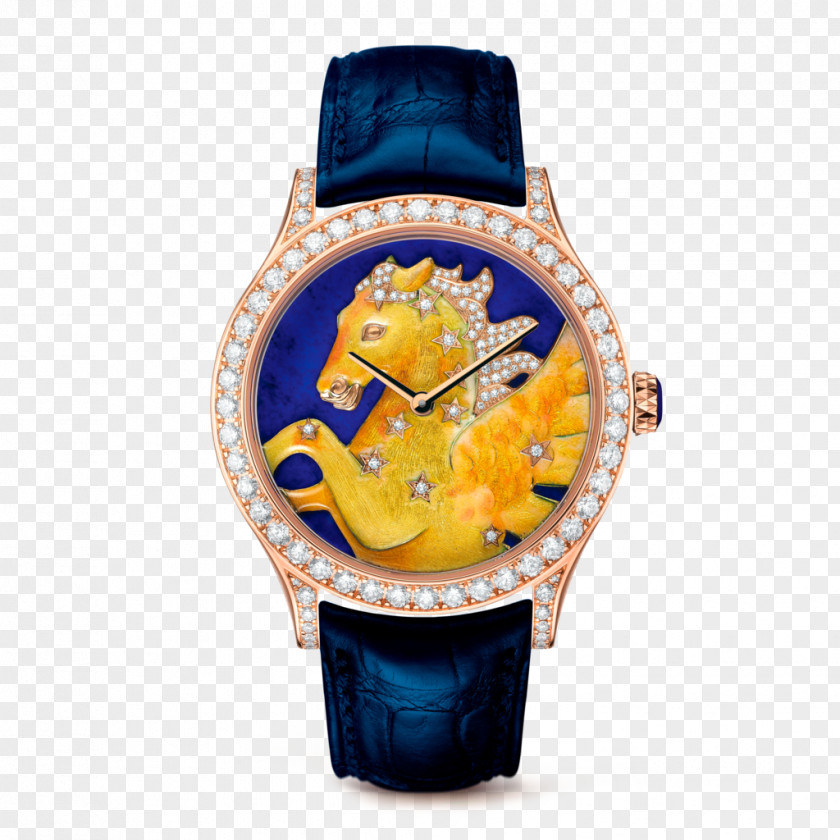 Pegasus Constellation Watch Van Cleef & Arpels Clock Jewellery PNG