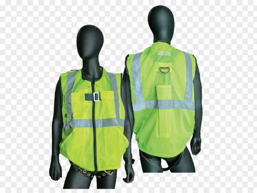 Safety Vest Personal Protective Equipment Fall Protection Gilets Falling PNG