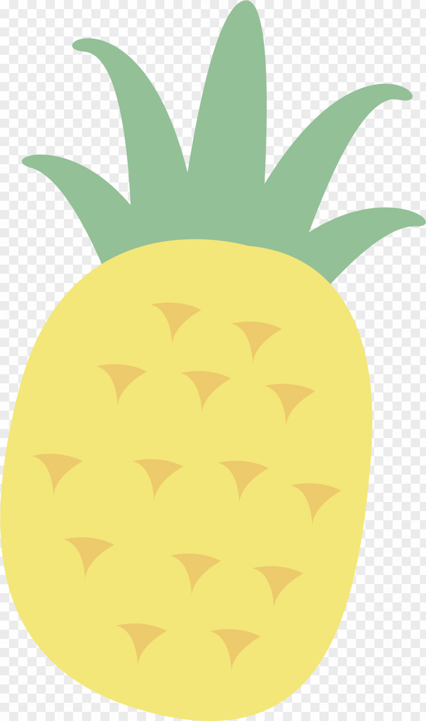 Vector Hand-painted Delicious Pineapple Drawing Illustration PNG