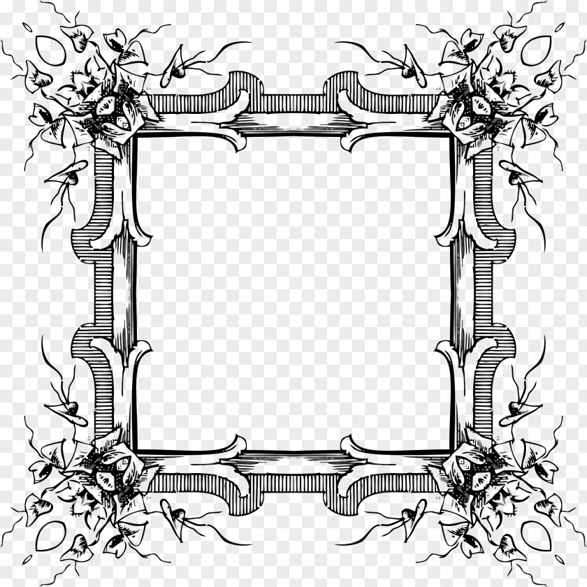 Vintage Frame Cuadro Drawing Clip Art PNG