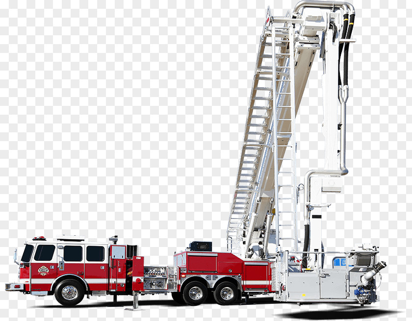 Crane Aerial Work Platform Truck Motor Vehicle E-One PNG