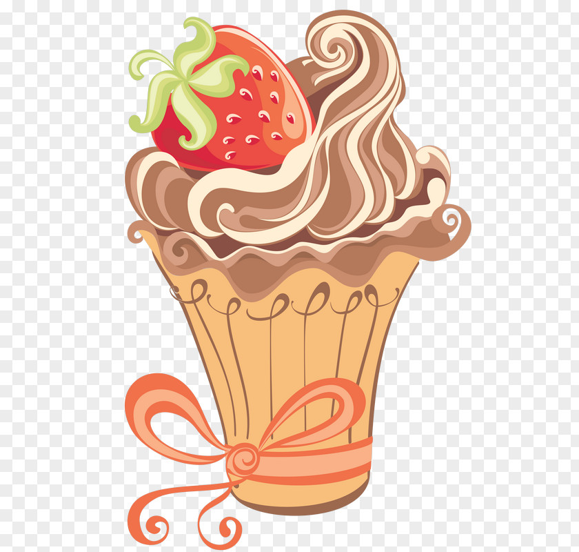 Ice Cream Cupcake PNG