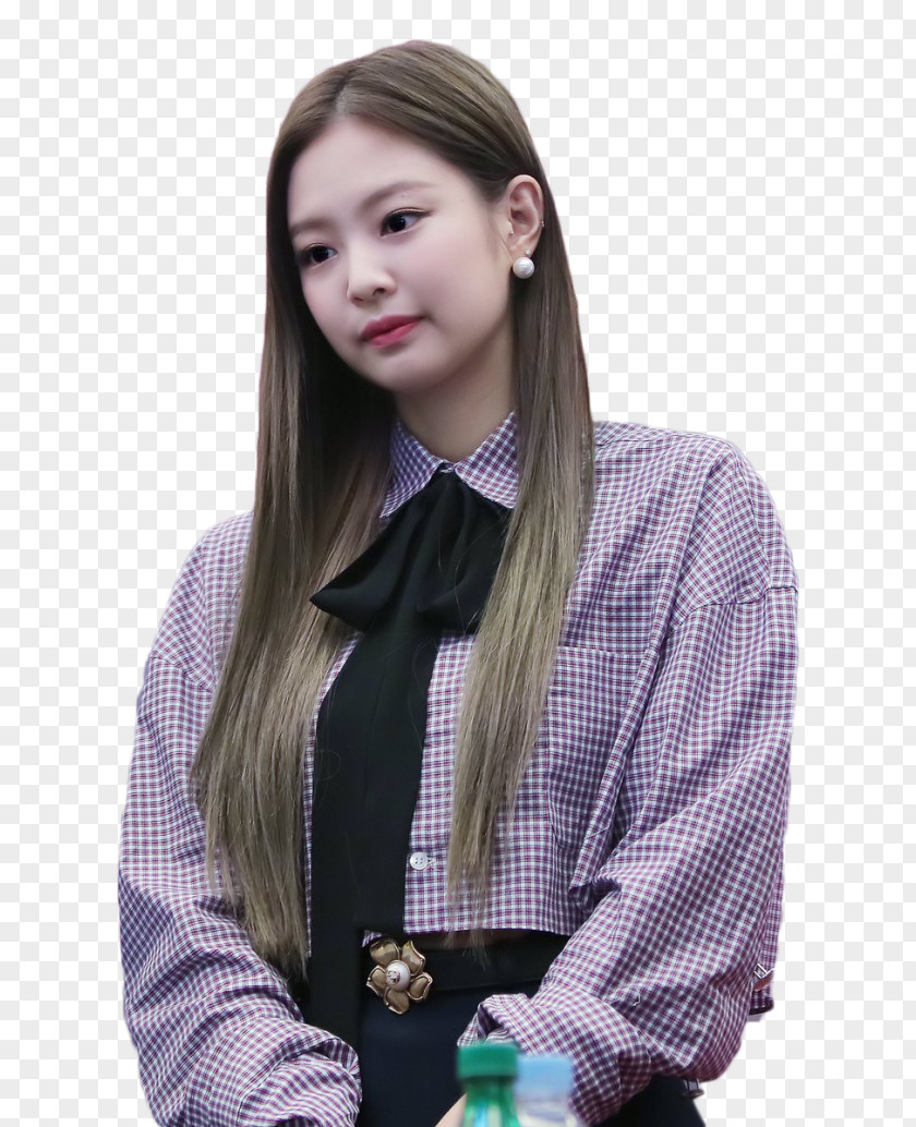 Kim Jennie BLACKPINK Hair Coloring Inkigayo YG Entertainment PNG