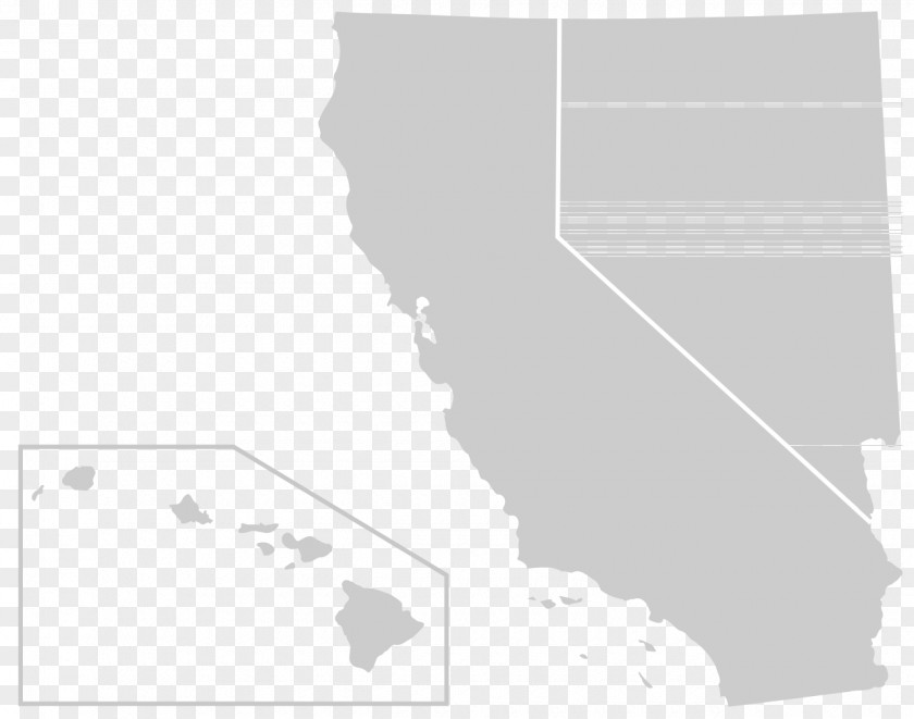 Map California Vector Graphics Clip Art Illustration PNG
