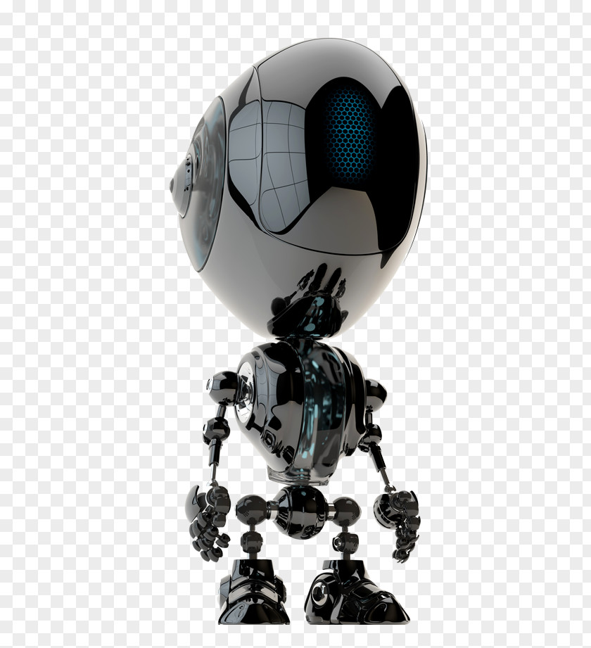 Robot Black Raster Graphics PNG