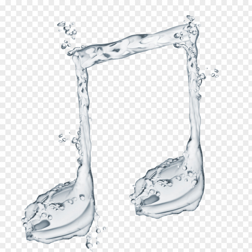 Water Notes Musical Note PNG