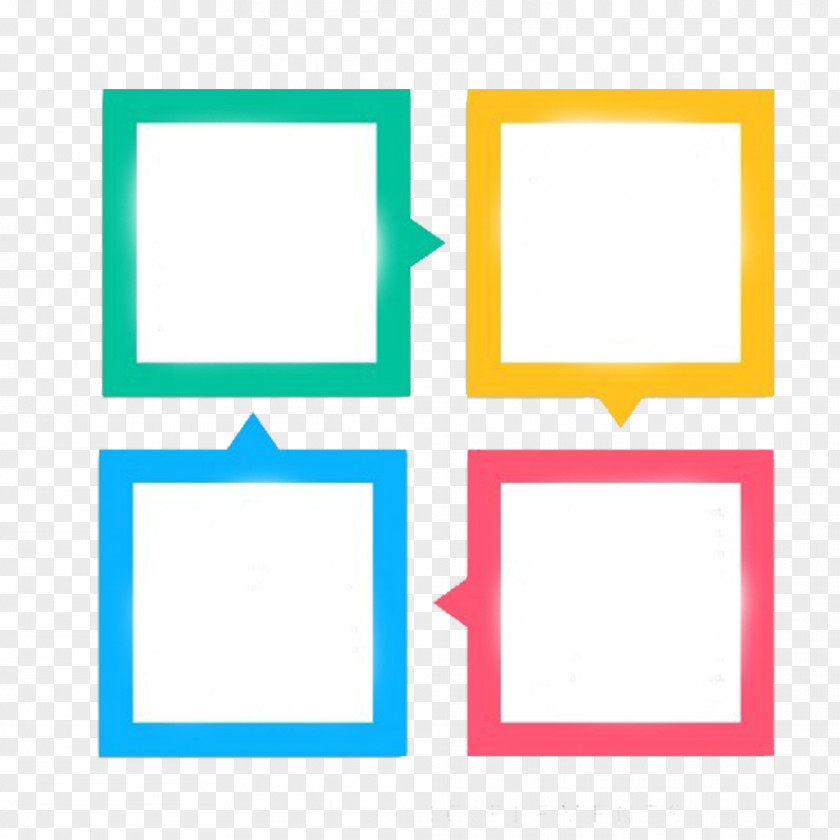Dialog Box, Type PPT Decorative Square Icon PNG