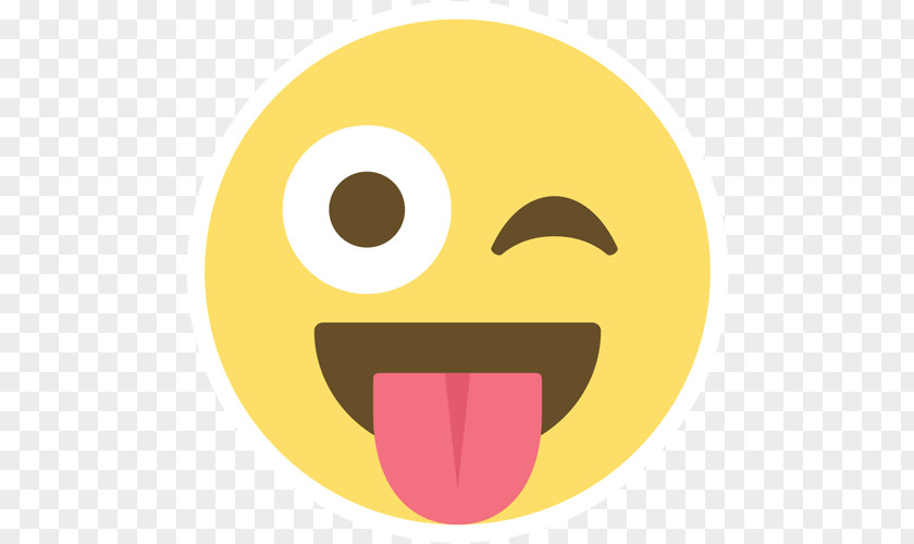 Emoji Emoticon Wink Smiley T-shirt PNG