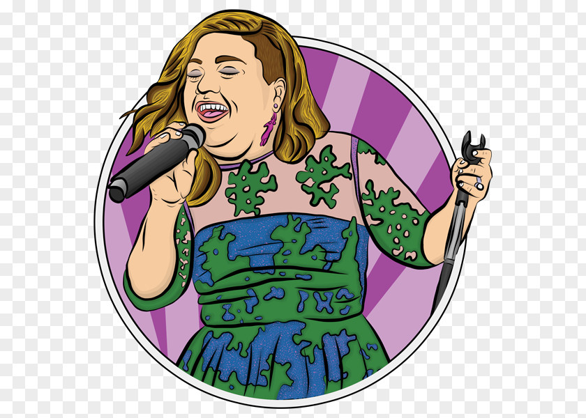 Kelly Clarkson American Idol Audition Cartoon PNG