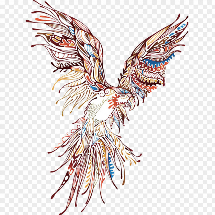 Parrot Pattern Animal Art Clip PNG