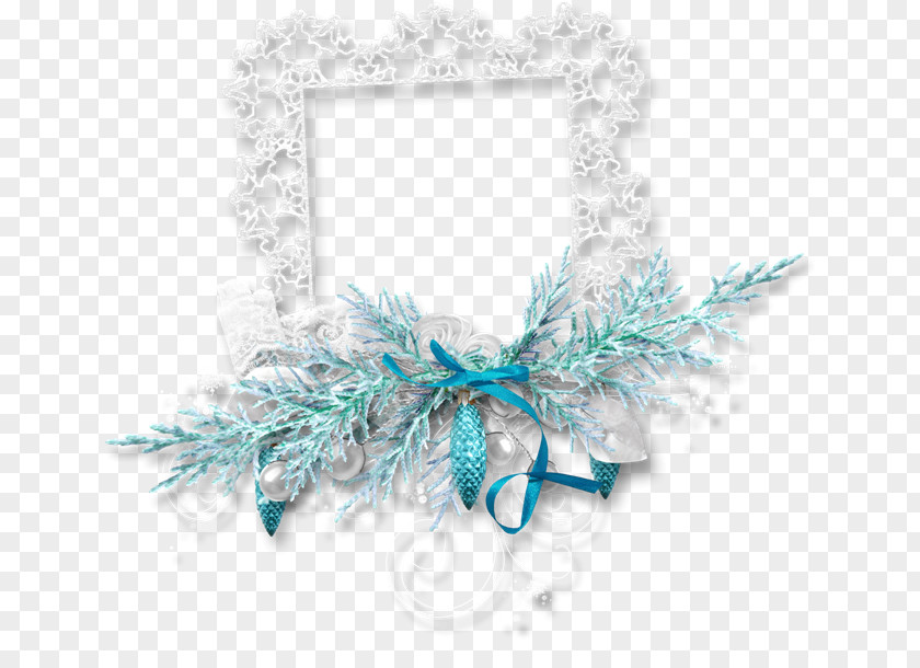 Beads Picture Frames Christmas Clip Art PNG
