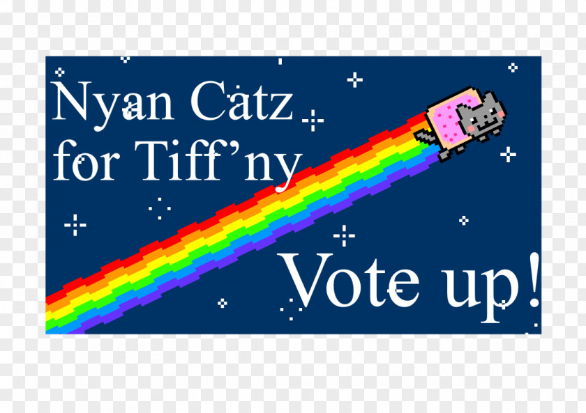 Cat Nyan Line Brand Font PNG