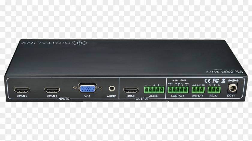 Digital Audio Switcher HDMI Electronics AV Receiver Amplifier Ethernet Hub PNG