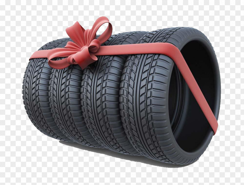Gift Tires Picture High-definition Deduction Material Car Tire Stock Photography Ribbon PNG