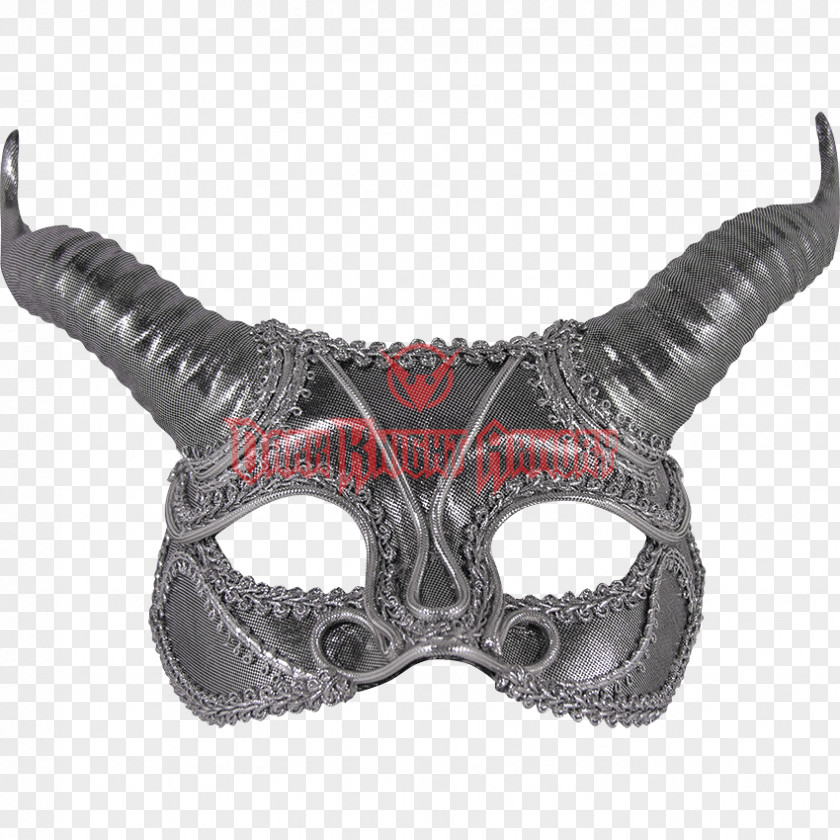 Mask Silver Horn PNG