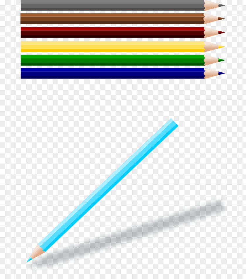 Pencil Colored Ballpoint Pen Drawing PNG