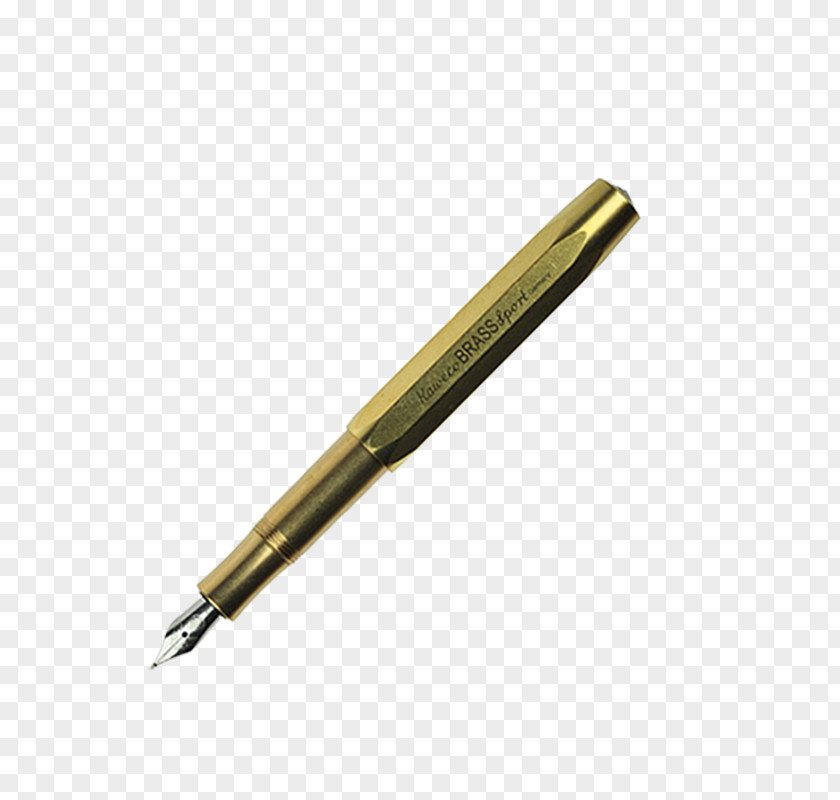 Brass Paper Fountain Pen Kaweco Pens Nib PNG