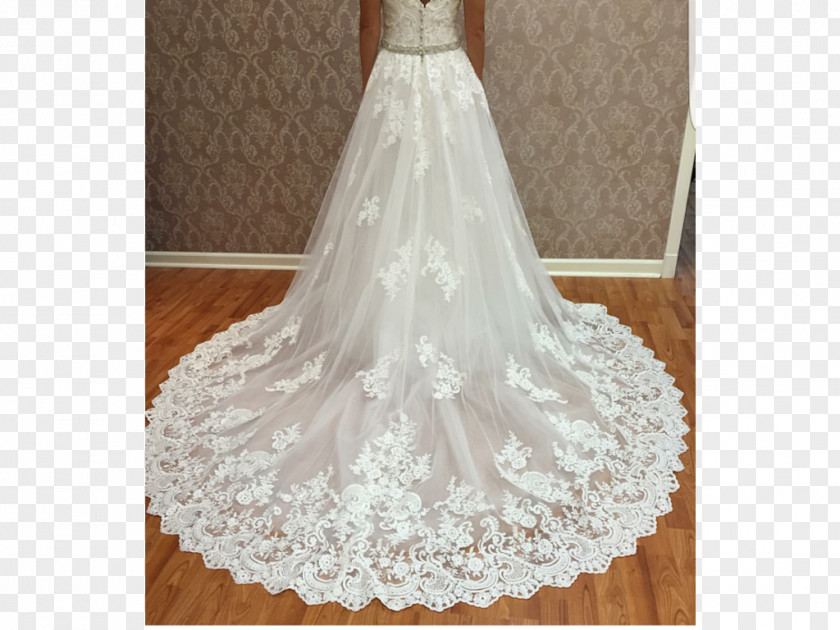 Satin Wedding Dress Shoulder Ruffle PNG