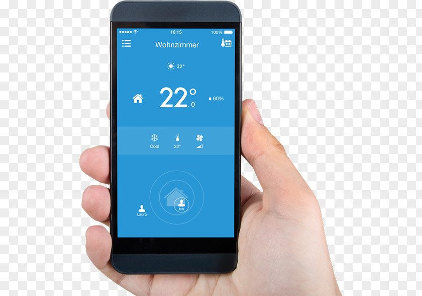 Smartphone Feature Phone Heat Pump Tado° Smart AC Control PNG