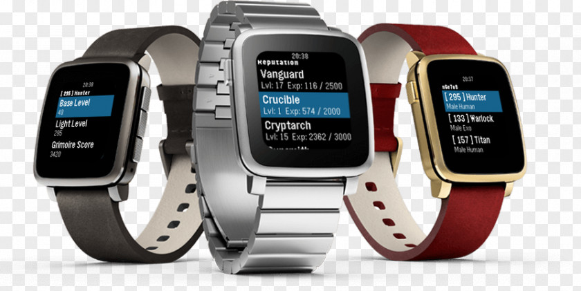 Watch Pebble Time Steel Smartwatch Amazon.com PNG