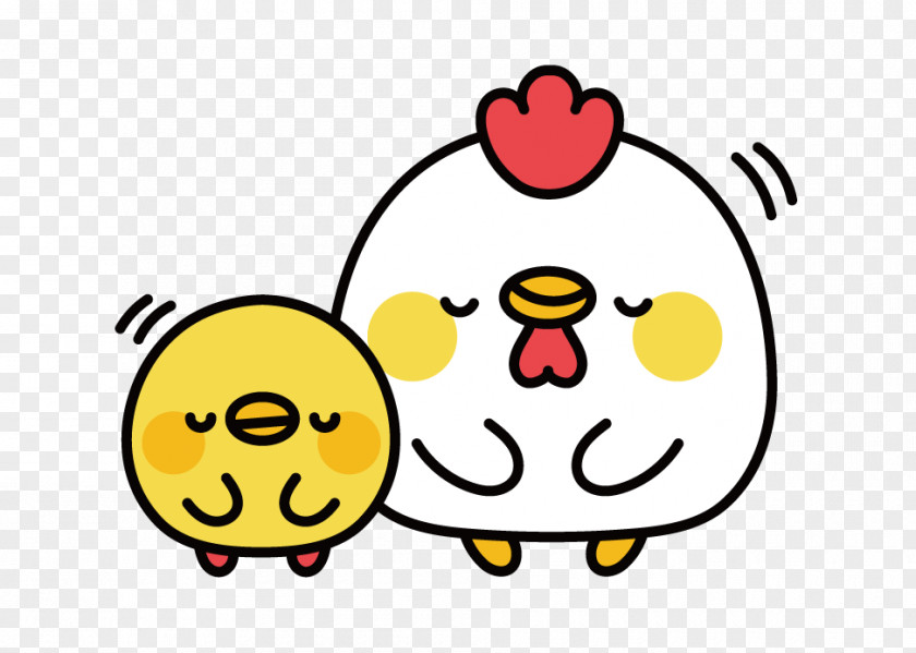 Chicken Bowing PNG