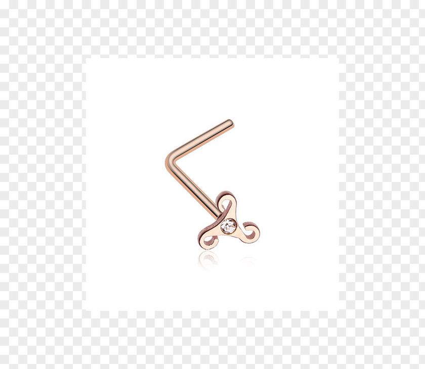 Earring Trinity Body Jewellery Nose Piercing Silver PNG