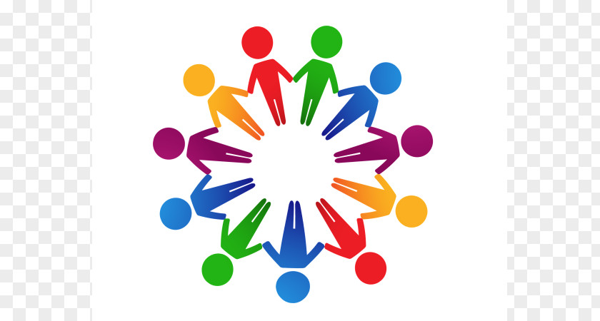 Gesture Sharing Circle Silhouette PNG