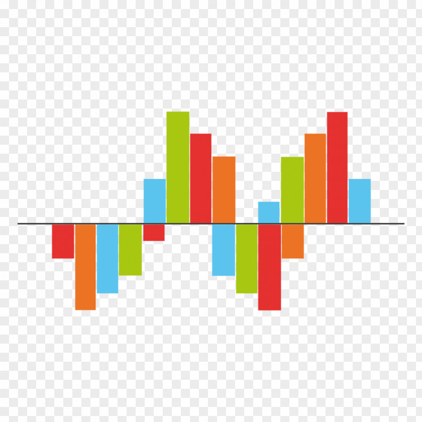 Vector Color Contrast Column Chart Infographic PNG