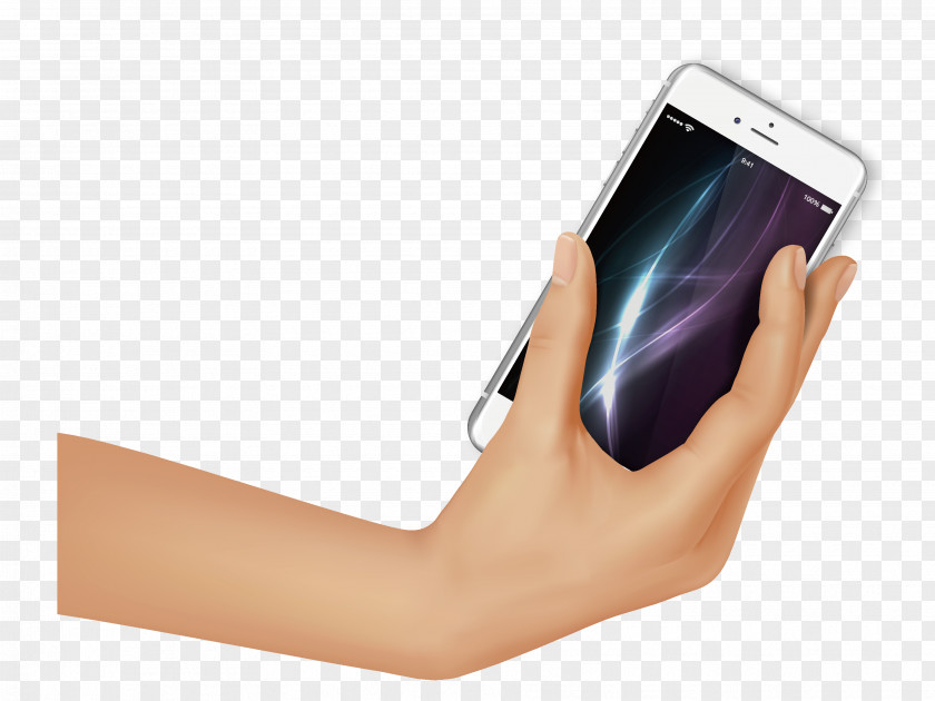 Vector Hand Apple IPhone Smartphone Download PNG