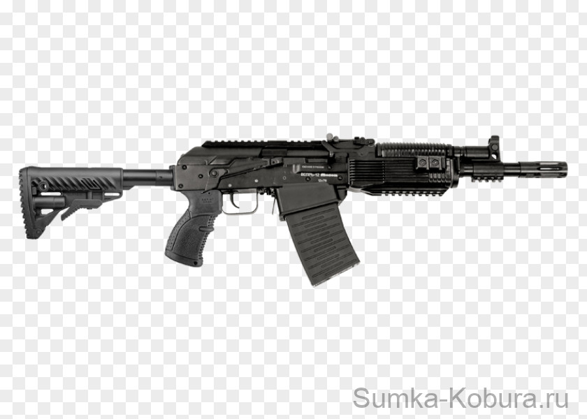 Weapon Вепрь Vepr-12 Stock M4 Carbine Firearm PNG