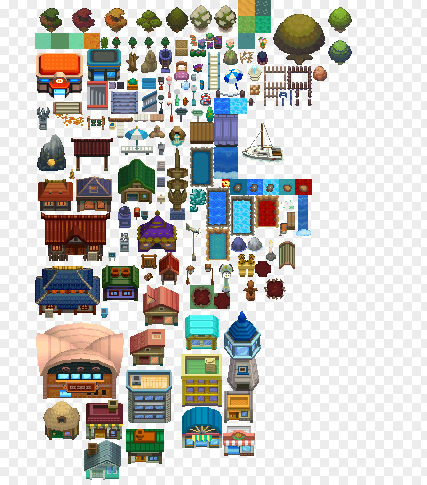 Wharf Street Pokémon HeartGold And SoulSilver Tile-based Video Game Graphic Design PNG