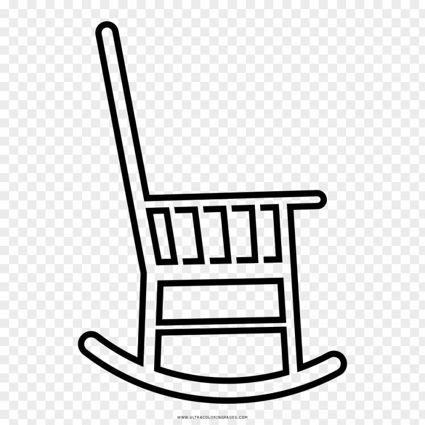 Chair Rocking Chairs Drawing Coloring Book PNG