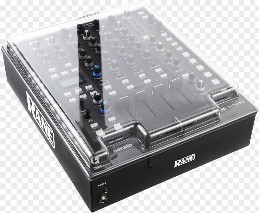Dj Machine Decksaver Rane 64 Cover Corporation Sixty Two Serato DJ Mixer TTM 57 SL Korg MS-20 Mini PNG