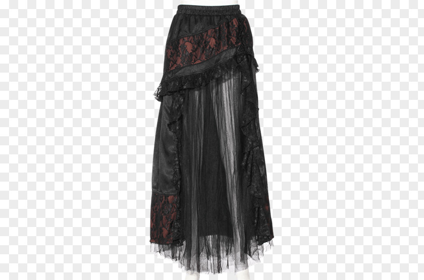 Long Skirt Gothic Fashion Clothing Ruffle Corset PNG