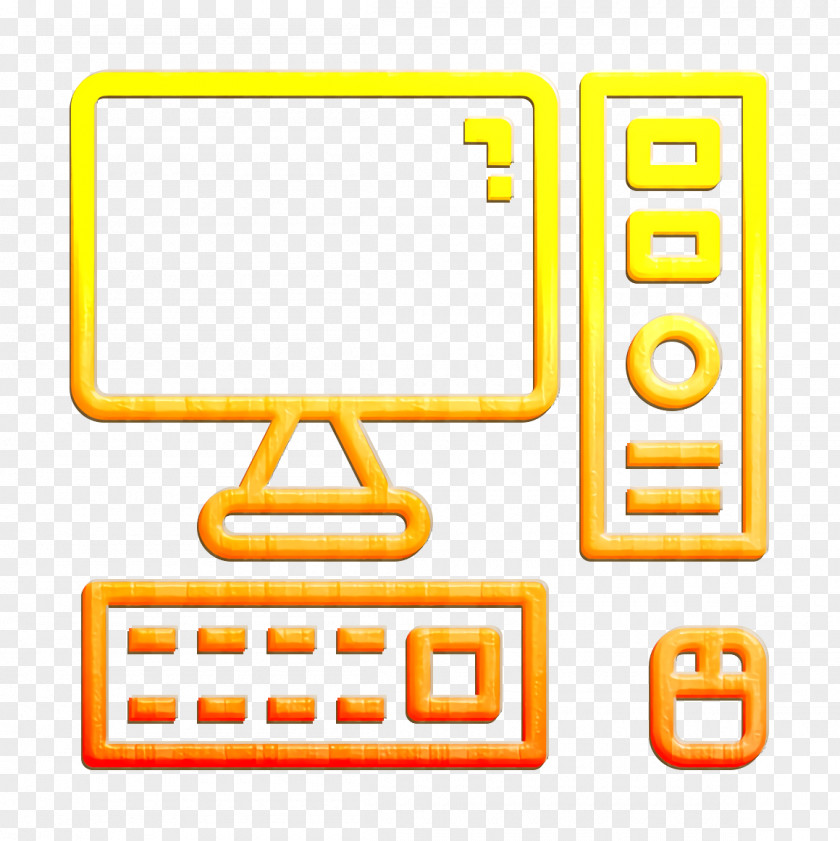 Office Stationery Icon Keyboard Computer PNG