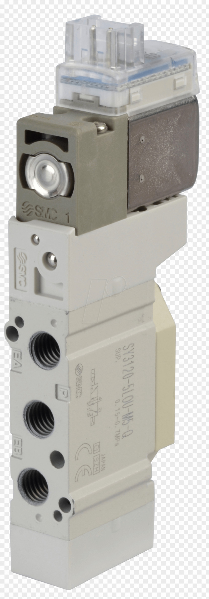 Solenoid Valve Electricity Pneumatics PNG