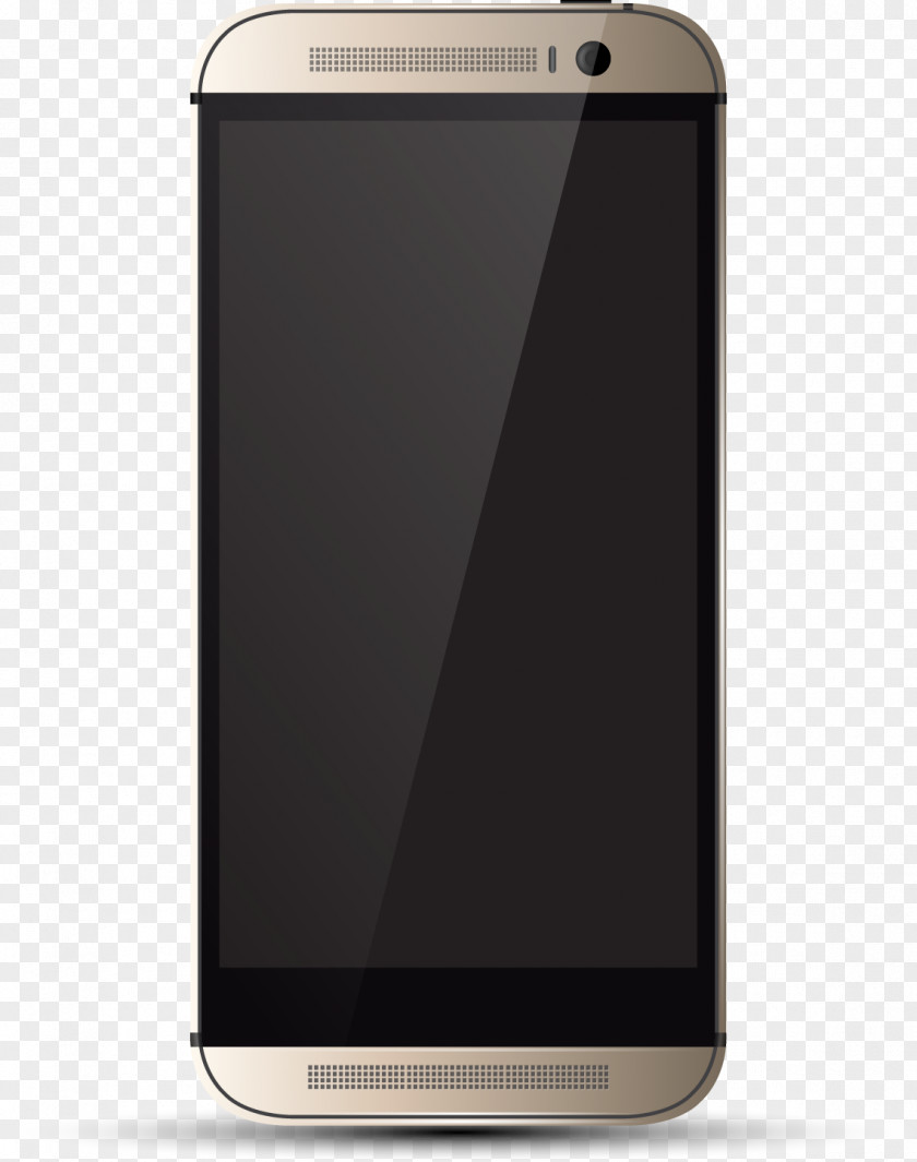 Vector Mobile Phone Shape Design Feature Smartphone PNG