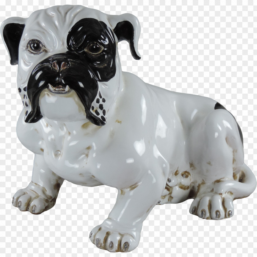 Bulldog Meissen Porcelain Pottery Vase PNG