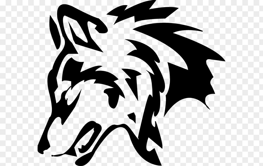 DEF CON Logo Gray Wolf PNG