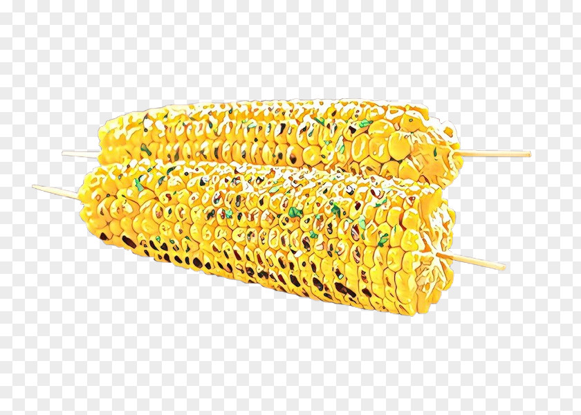 American Food Vegetable Corn On The Cob Sweet Yellow Kernels Cuisine PNG
